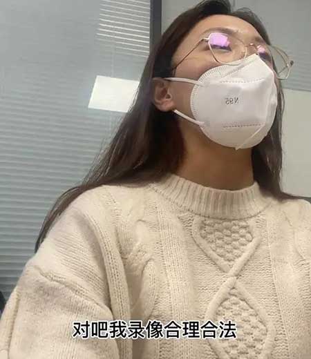 女子试用期被辞退 现场给