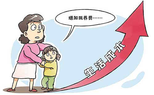 父母离婚，子女在必要时可主张增加抚养费